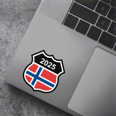 Norwegen Wappen mit Jahreszahl Autoaufkleber - Ansicht 7