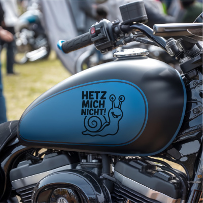Schnecke Hetz mich nicht! Autoaufkleber - Ansicht 8
