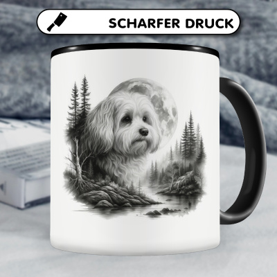 Tasse mit dem Motiv Havaneser im Wald - Ansicht 5