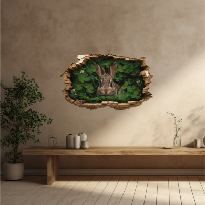 Buntes Wandtattoo 