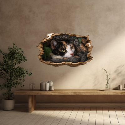 Buntes Wandtattoo 