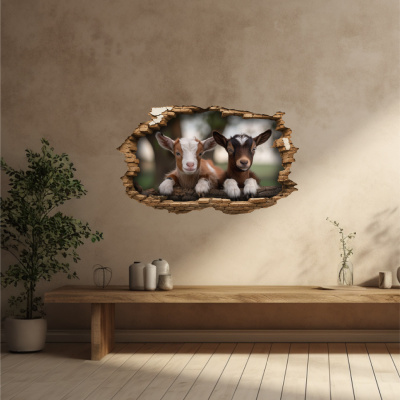 Buntes Wandtattoo 