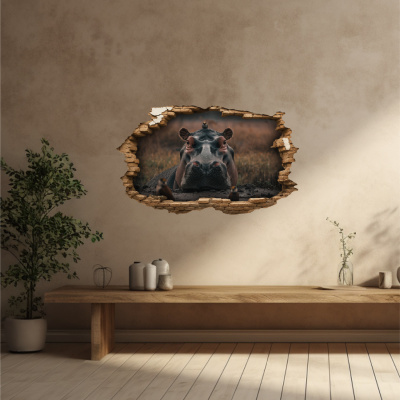 Buntes Wandtattoo 