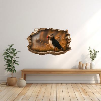 Buntes Wandtattoo 