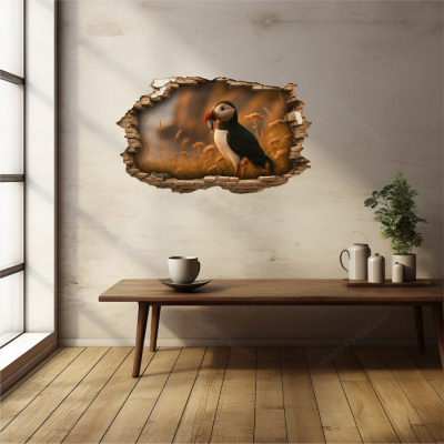 Buntes Wandtattoo 