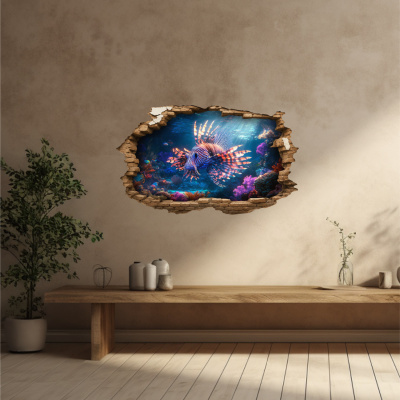 Buntes Wandtattoo 