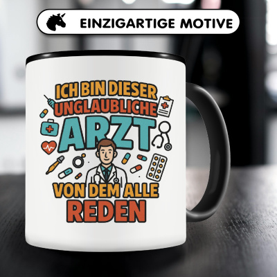 Tasse mit dem Motiv Der unglaubliche Arzt - Ansicht 3
