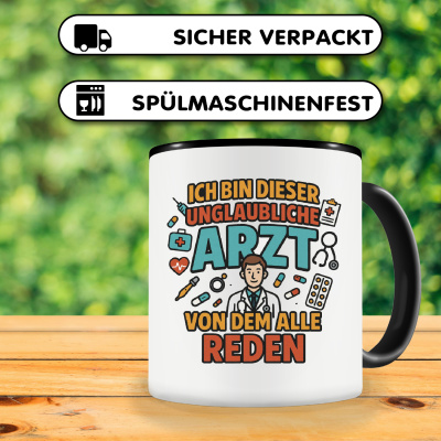 Tasse mit dem Motiv Der unglaubliche Arzt - Ansicht 4