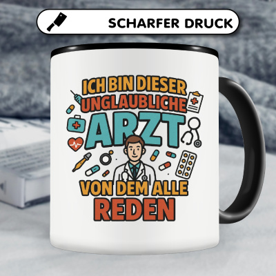 Tasse mit dem Motiv Der unglaubliche Arzt - Ansicht 5