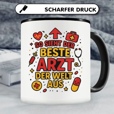 Tasse mit dem Motiv Der beste Arzt der Welt - Ansicht 5