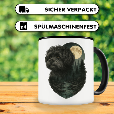 Tasse mit dem Motiv Bolonka Zwetna im Mondlicht - Ansicht 4
