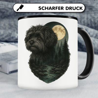 Tasse mit dem Motiv Bolonka Zwetna im Mondlicht - Ansicht 5