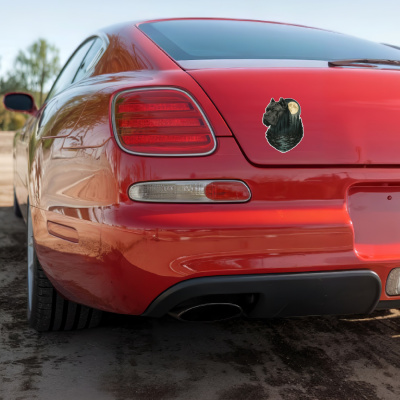Cane Corso im Wald Aufkleber Bunt - Ansicht 4