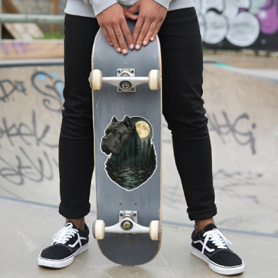 Cane Corso im Wald Aufkleber Bunt - Ansicht 6