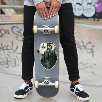 Dalmatiner im Wald Aufkleber Bunt - Ansicht 6