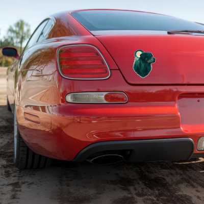 Rottweiler im Mondwald Aufkleber Bunt - Ansicht 4