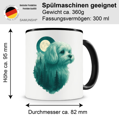 Tasse mit dem Motiv Malteser im Mondwald - Ansicht 2