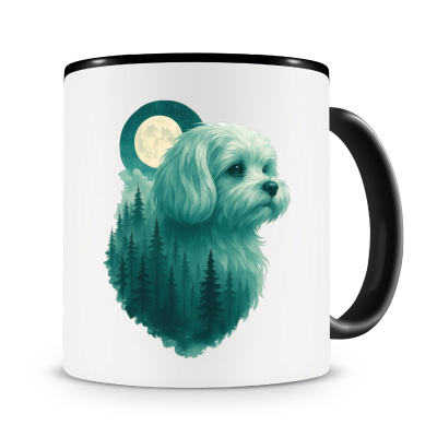 Tasse mit dem Motiv Malteser im Mondwald