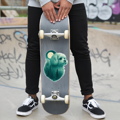 Malteser im Mondwald Aufkleber Bunt - Ansicht 6