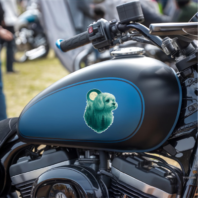 Malteser im Mondwald Aufkleber Bunt - Ansicht 8