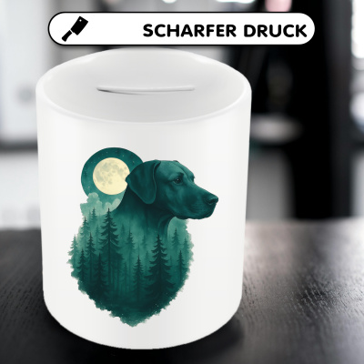 Spardose mit dem Motiv Rhodesian Ridgeback im Mondwald - Ansicht 5