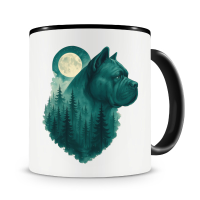 Tasse mit dem Motiv Cane Corso im Mondwald