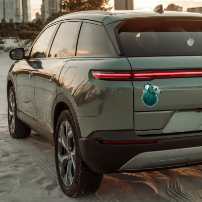 Dalmatiner im Mondwald Aufkleber Bunt - Ansicht 4