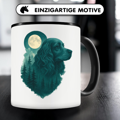 Tasse mit dem Motiv Cocker Spaniel im Mondwald - Ansicht 3