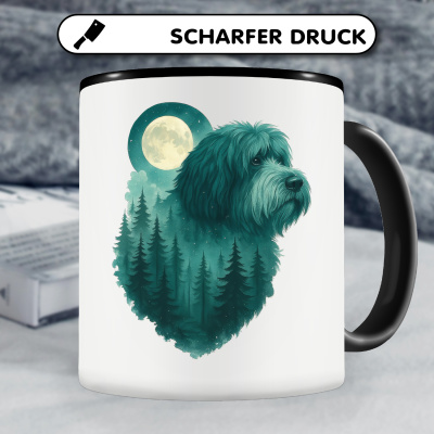 Tasse mit dem Motiv Tibet Terrier im Mondwald - Ansicht 5