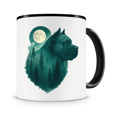 Tasse mit dem Motiv Dogo Canario im Mondwald