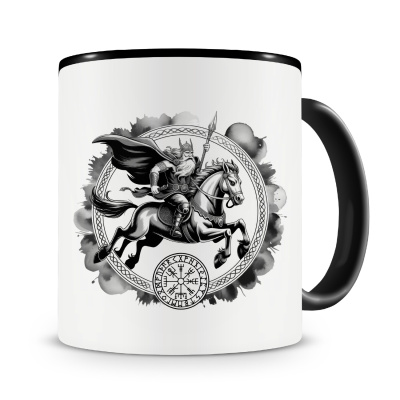 Tasse mit dem Motiv Odin mit Sleipnir