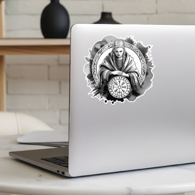 Frigg G�ttin der Mutterschaft Aufkleber - Ansicht 5