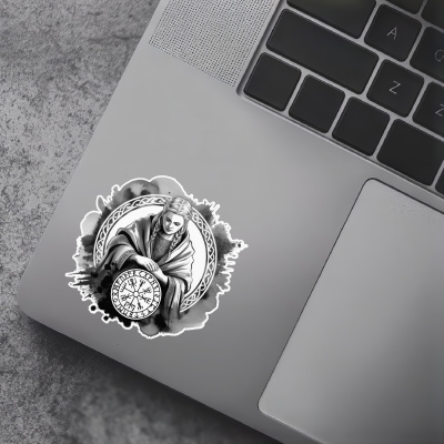 Frigg G�ttin der Mutterschaft Aufkleber - Ansicht 7