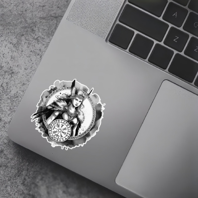 Freya Gttin der Schnheit Aufkleber - Ansicht 7