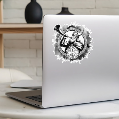 Heimdall W�chter der G�tter Aufkleber - Ansicht 5