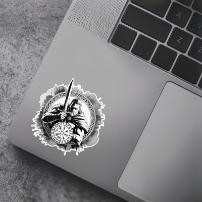 Tyr Gott des Krieges Aufkleber - Ansicht 7