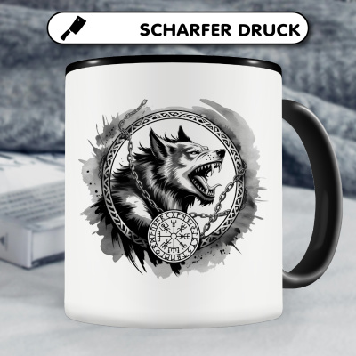 Tasse mit dem Motiv Fenrir der Wolf - Ansicht 5