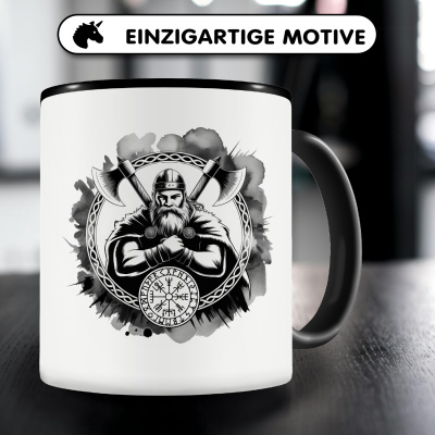 Tasse mit dem Motiv Wikinger mit xten - Ansicht 3