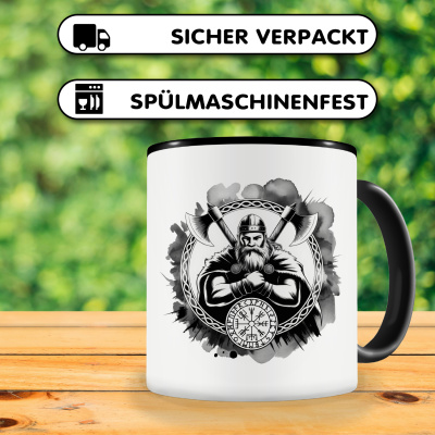 Tasse mit dem Motiv Wikinger mit xten - Ansicht 4