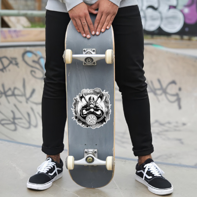 Wikinger mit xten Aufkleber - Ansicht 6