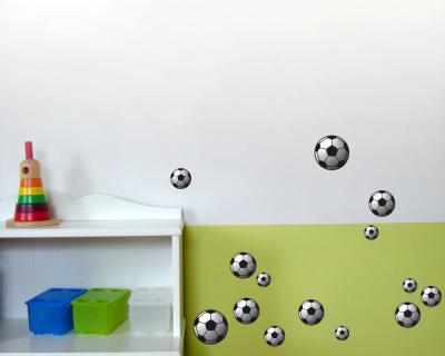 23-teiliges 'Fussball' Wandtattoo Set - Ansicht 2