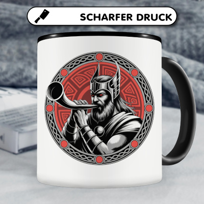 Tasse mit dem Motiv Heimdall Wchter der Gtter Rot - Ansicht 5