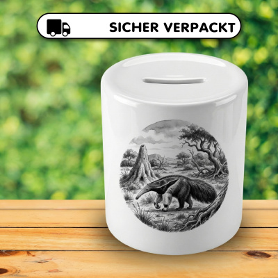 Spardose mit dem Motiv Ameisenb�r in der Wildnis - Ansicht 4