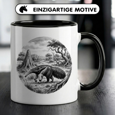 Tasse mit dem Motiv Ameisenb�r in der Wildnis - Ansicht 3