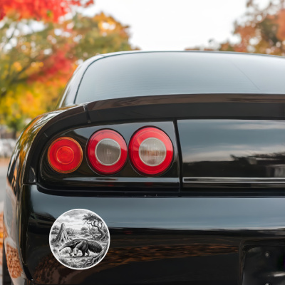 Ameisenb�r in der Wildnis Aufkleber Bunt - Ansicht 3