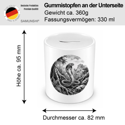 Spardose mit dem Motiv Cobra Schlange in der Wildnis - Ansicht 2
