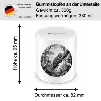 Spardose mit dem Motiv Gecko in der Wildnis - Ansicht 2