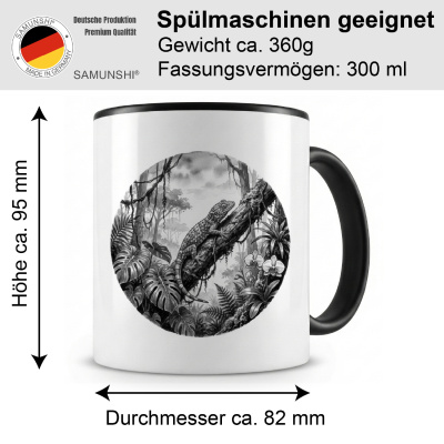 Tasse mit dem Motiv Gecko in der Wildnis - Ansicht 2