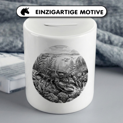 Spardose mit dem Motiv Hummer in der Wildnis - Ansicht 3