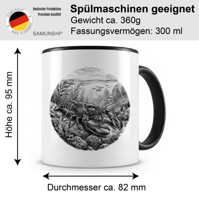 Tasse mit dem Motiv Hummer in der Wildnis - Ansicht 2